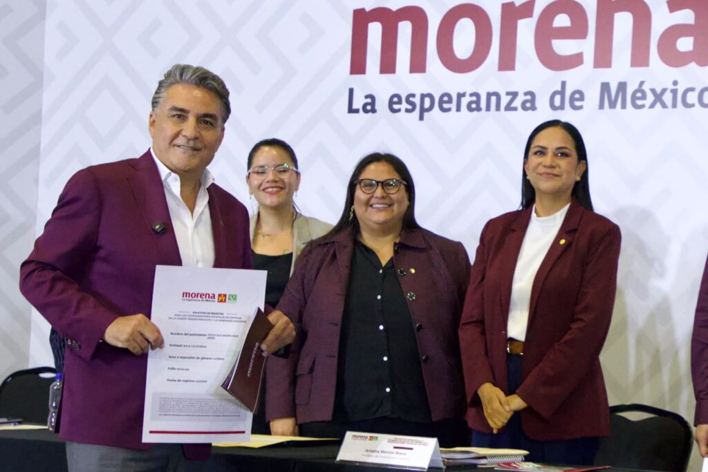 Ruiz Uribe oficializa su registro como aspirante a la Coordinación de la Defensa de la Transformación y la Soberanía Nacional en Baja California
