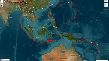 Terremoto de 7.7 impacta Indonesia; tsunami causa evacuaciones y deja al menos dos fallecidos